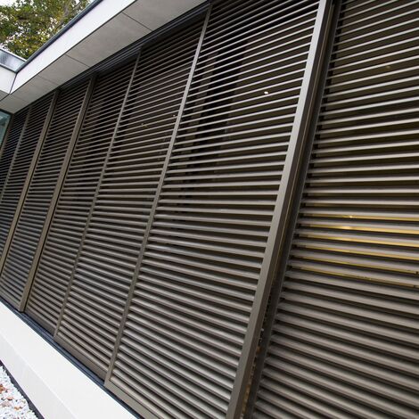 BriseSoleil 40 Protección solar, HiFinity Puertas correderas y plegables y CS 86-HI (c) Sistemas cancelados - Swimming pool Poolhouse Bergen situado en Bergen, los Países Bajos