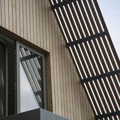 CS 86-HI (c) Sistemas cancelados, ConceptWall 50 Muros cortina y HiFinity Puertas correderas y plegables - Villa Bosvilla Voorschoten situado en Voorschoten, los Países Bajos