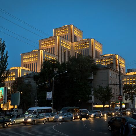 ConceptWall 50 Muros cortina - Community centre Menorah Jewish Multifunctional Centre situado en Dnepropetrovsk, Ucrania