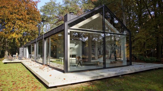 ConceptPatio 130 Puertas correderas y plegables, ConceptSystem 77 Ventanas y ConceptWall 50 Muros cortina - Brouwhuis situado en Oisterwijk, los Países Bajos