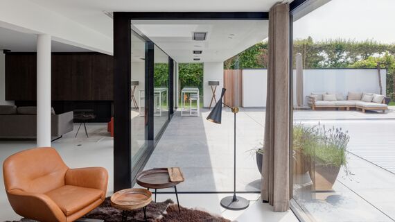 ConceptSystem 77 Puertas y HiFinity Puertas correderas y plegables - House Private House Hi-Finity Schelle situado en Schelle, Bélgica