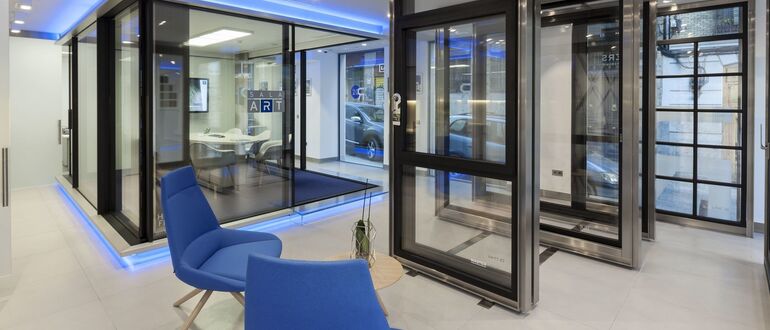Panorama showroom